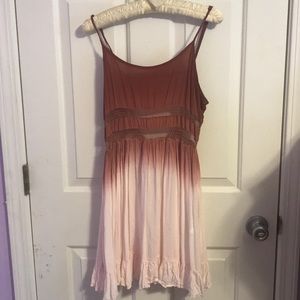Pink ombré sundress
